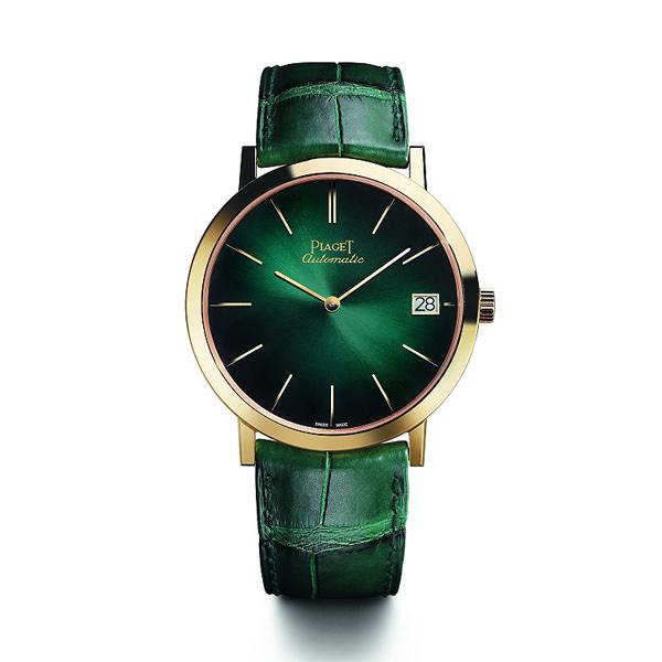 Piaget Altiplano 六十周年系列腕表，松绿色表盘