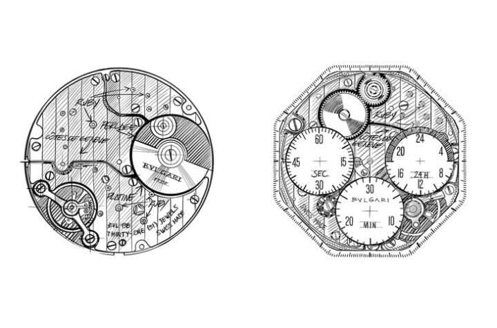 为庆祝创立140周年，宝格丽精心打造三只Octo Finissimo超薄表，将文艺复兴后兴起的素描草图概念融入手表面盘。