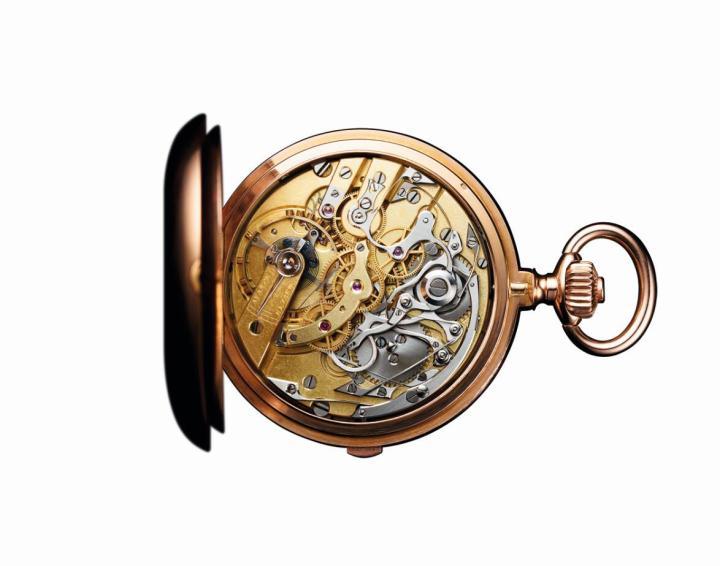 双秒追针闪电计时怀表，造于1889年