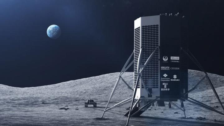 CITIZEN与日本民营企业团体合作的月球计画Hakuto-R，包握月球登陆器及登月车部分零件材质都来自CITIZEN的超级钛技术
