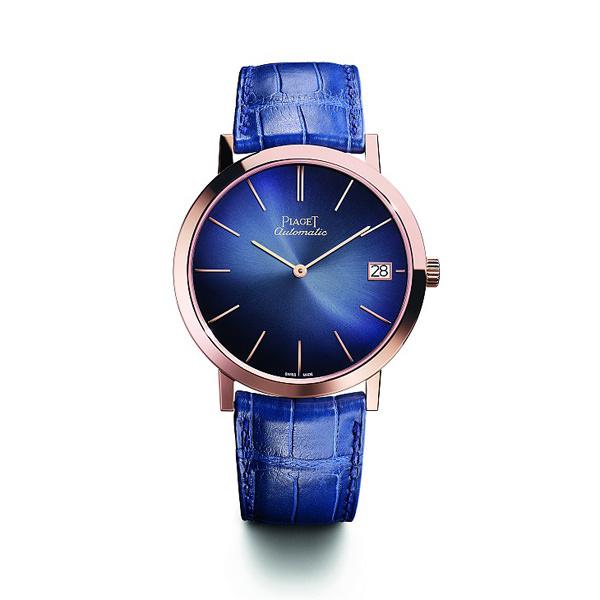 Piaget Altiplano 六十周年系列腕表，蓝色表盘