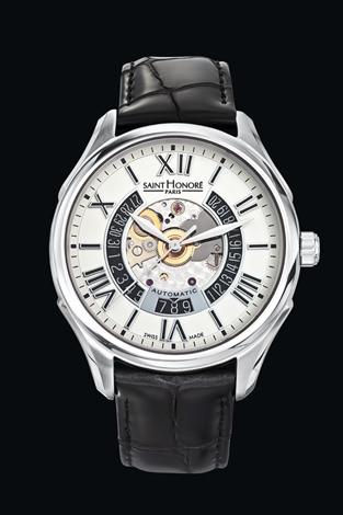 Saint-Honoré 圣宝来Carrousel 自动开放式表盘腕表