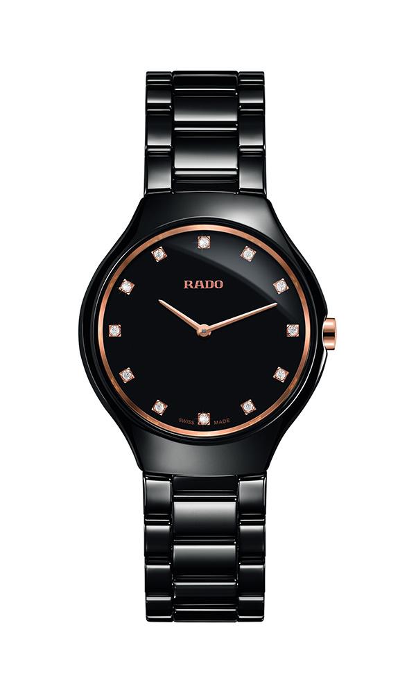 瑞士雷达表True-Thinline真薄系列黑色高科技陶瓷腕表