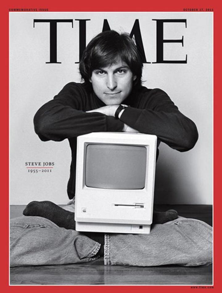 Steve Jobs去世后，《时代》杂志曾以这张照片当作封面