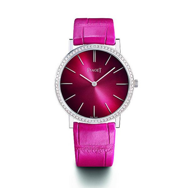 Piaget Altiplano 六十周年系列腕表，粉红色表盘