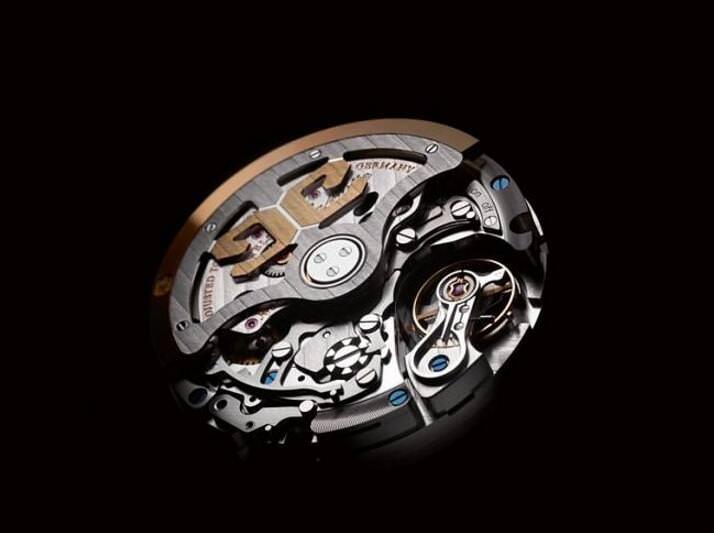 格拉苏蒂原创议员大日历计时腕表采用Cal.37-01机芯