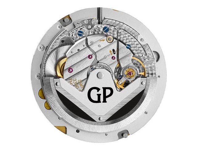 GP芝柏表Traveller大日历月相世界时间腕表搭载GP芝柏表GP03300-0109自动上链机械机芯