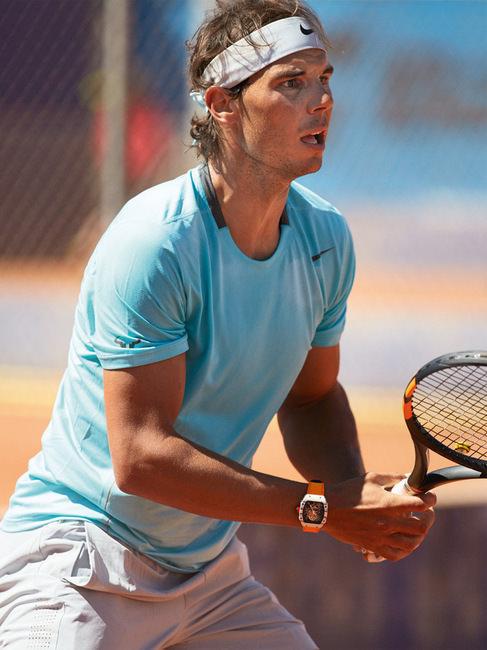 将由Rafael Nadal负责 RICHARD MILLE RM 27-02陀飞轮腕的终极测试，他也将配戴这枚腕表继续称霸国际网坛