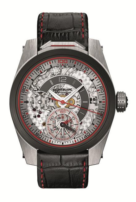 万宝龙时光行者100计时腕表将于2014年秋季正式推出，将限量推出100枚，售价50,000欧元