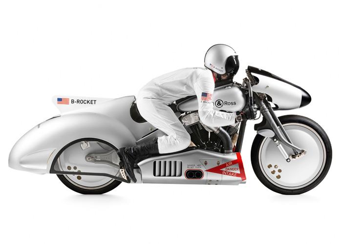 柏莱士和Shaw Harley-Davidson 设计的 The B-Rocket 概念摩托