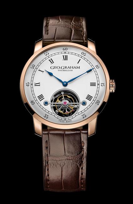 Geo.Graham陀飞轮腕表属传统的高级钟表制造的出众代表作品， 限量发行100枚