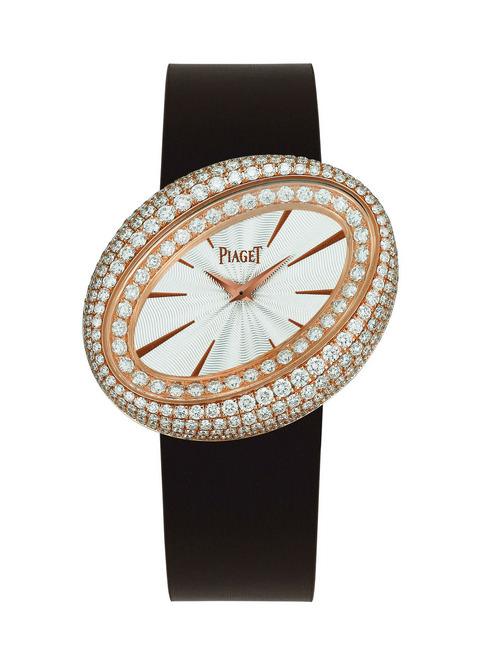 PIAGET Limelight Magic Hour腕表，镶饰302颗圆形美钻，搭载PIAGET 56P石英机芯展现优雅不凡的璀璨光芒