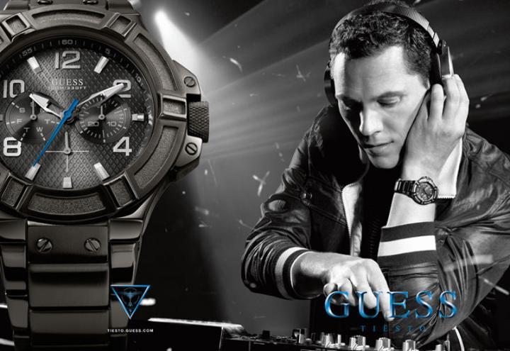 Guess与DJ提雅斯多2012年合作推出一款腕表，2013年他们的合作将继续进入新的领域