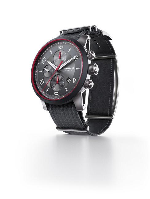 万宝龙预计将于2015年6月正式上市可选配于全新TimeWalker系列都会极速计时腕表的电子表带，为旗下顶级腕表注入科技新面貌