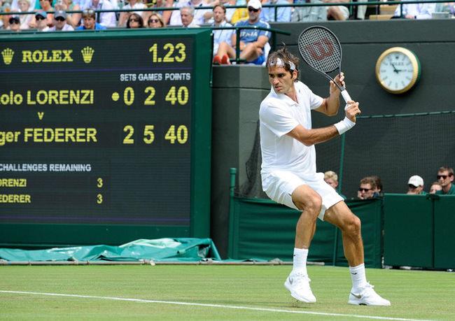 瑞士球王Roger Federer的王者形象是劳力士的最佳代言人