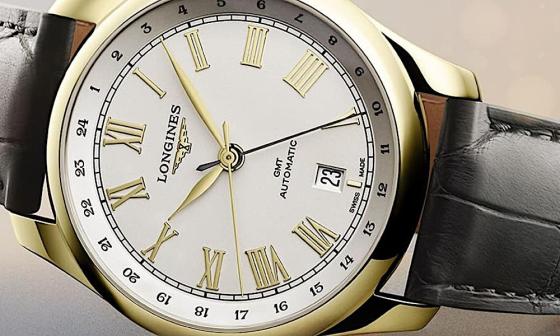 浪琴表Master巨擘首发两地时间功能手表