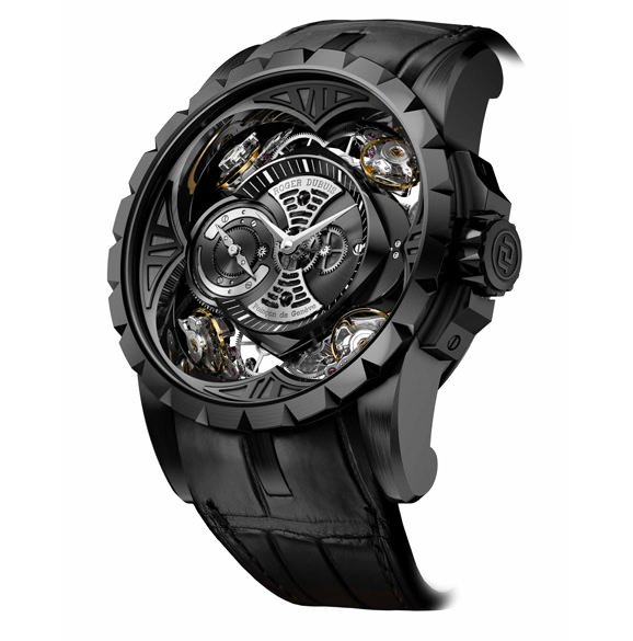 Roger Dubuis 罗杰杜彼 Excalibur Quatuor DLC 涂层钛合金腕表