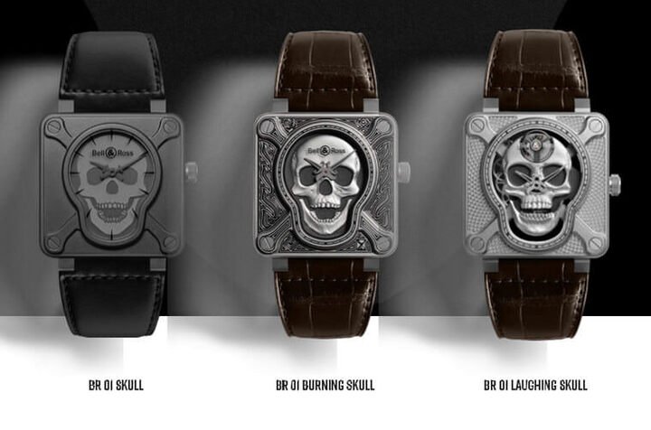 前几代的Skull骷髏头表。柏莱士最早于2009年开发出此一主题作品