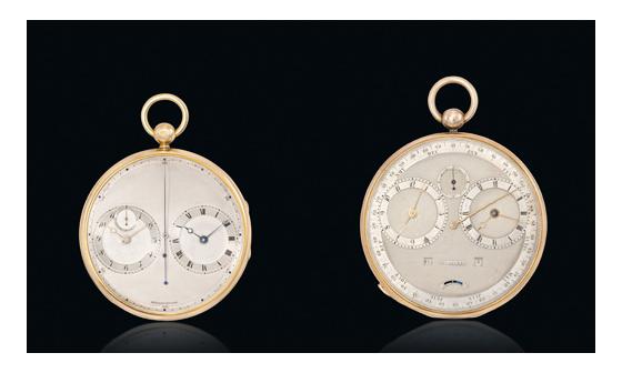 The two Breguet watches acquired for the Breguet Museum