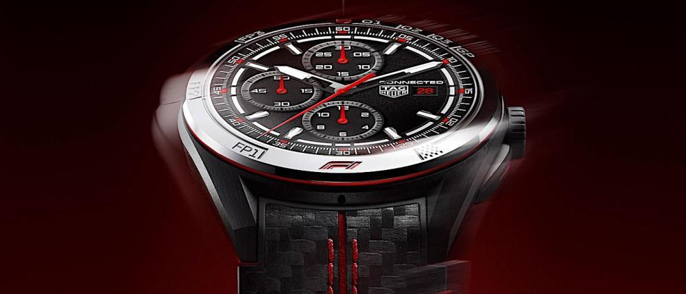 紧凑赛事节奏：TAG HEUER Connected Calibre E5 Formula 1 特别版