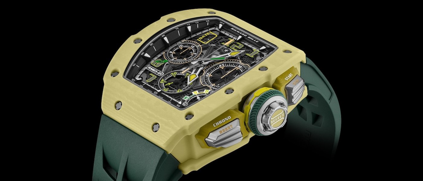 沙丘大地色调登场：RICHARD MILLE RM 65-01 沙色 Quartz Tpt® 双秒追针计时码表