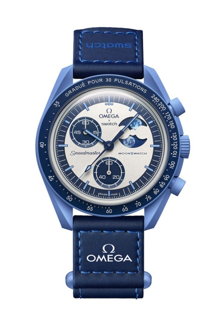 Bioceramic MoonSwatch Mission To Thesuper Blue Moonphase