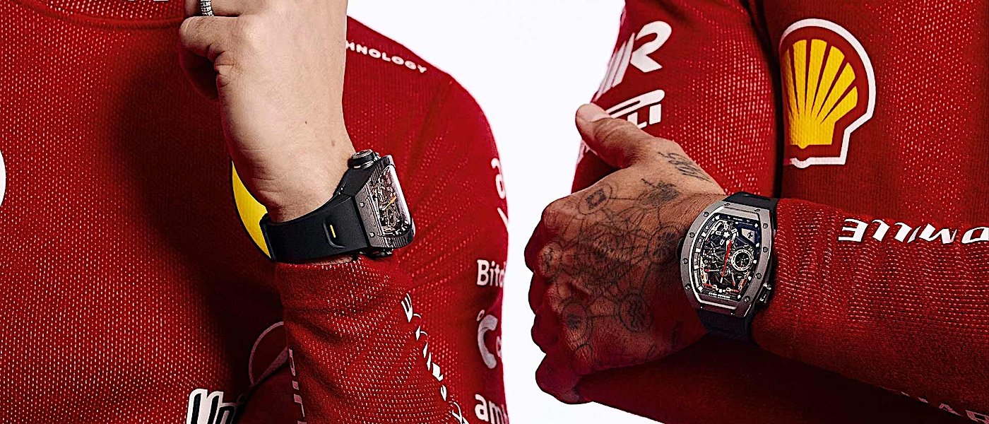 RICHARD MILLE与法拉利再启竞速新纪元，打造RM 43-01 Ferrari陀飞轮双秒追针计时码表