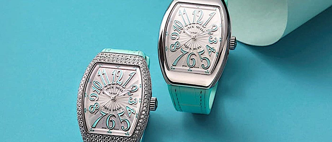 FRANCK MULLER Vanguard大中华区限定版融入TIFFANY蓝诠释沁凉水主题