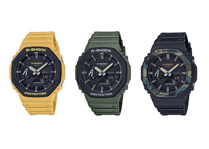 GA-2100SU与GA-2100系列相同，除了主打纤薄度，外形还有点像爱彼的皇家橡树，2019年一登场旋即成为市场上的热门款式