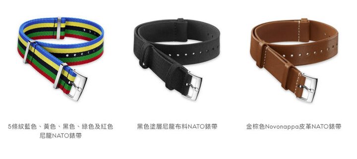 欧米茄各式NATO表带