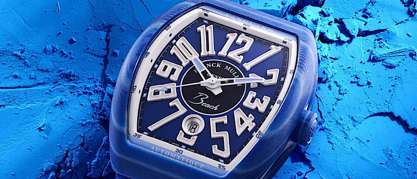 FRANCK MULLER Vanguard Beach彩色玻璃纤维表壳灵感与季节有关