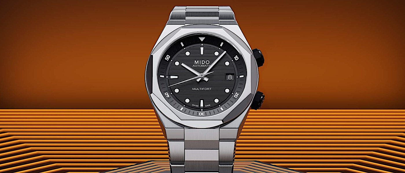 先锋的锐利稜角！MIDO Multifort 8 Two Crowns腕表