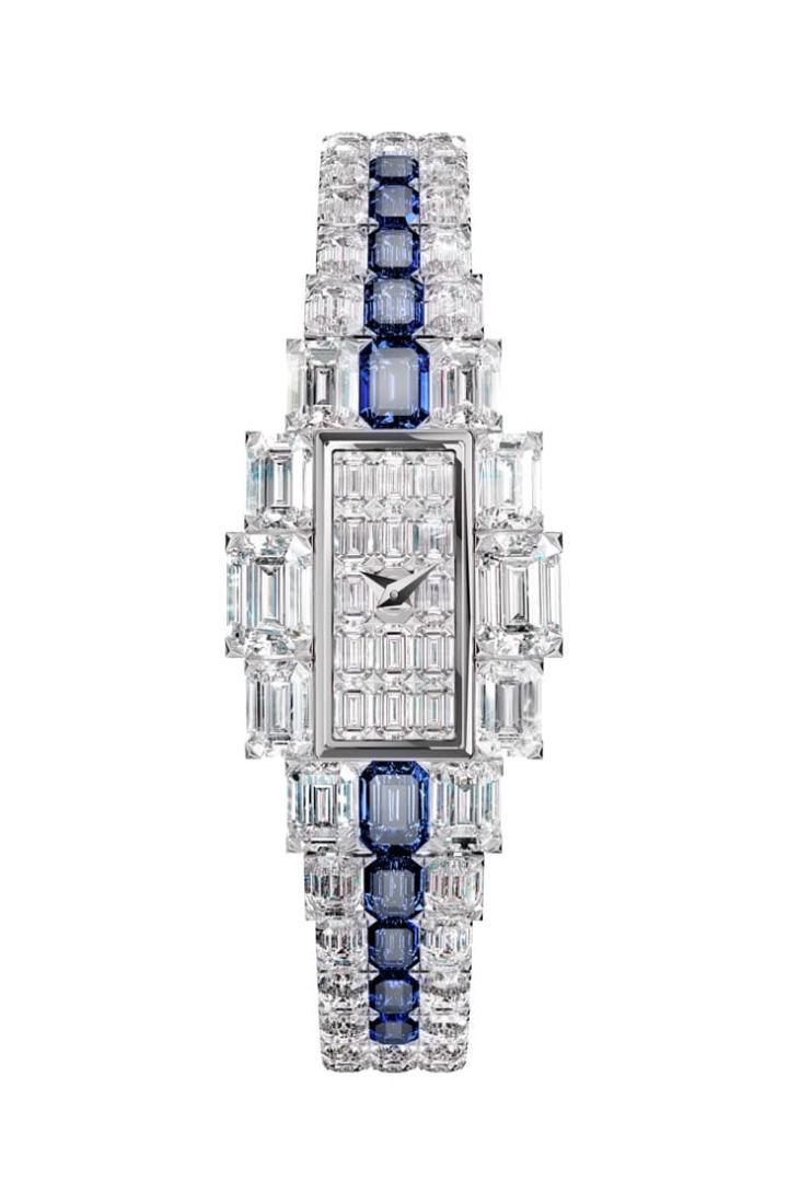 Grand Lady Kalla 高级珠宝时计 — 蓝宝石款