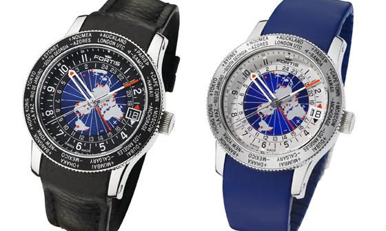 Fortis飞舵士全新限量版世界时间腕表
