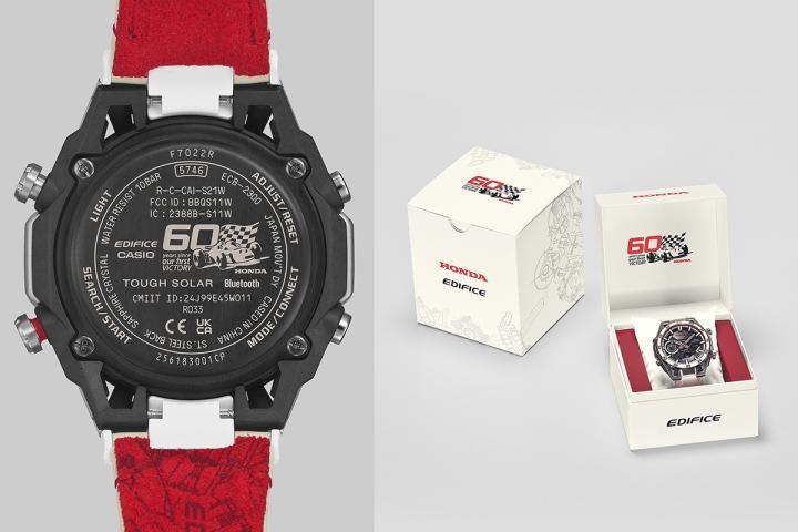 背盖与外盒包装饰有原创设计的 60 周年纪念 logo。