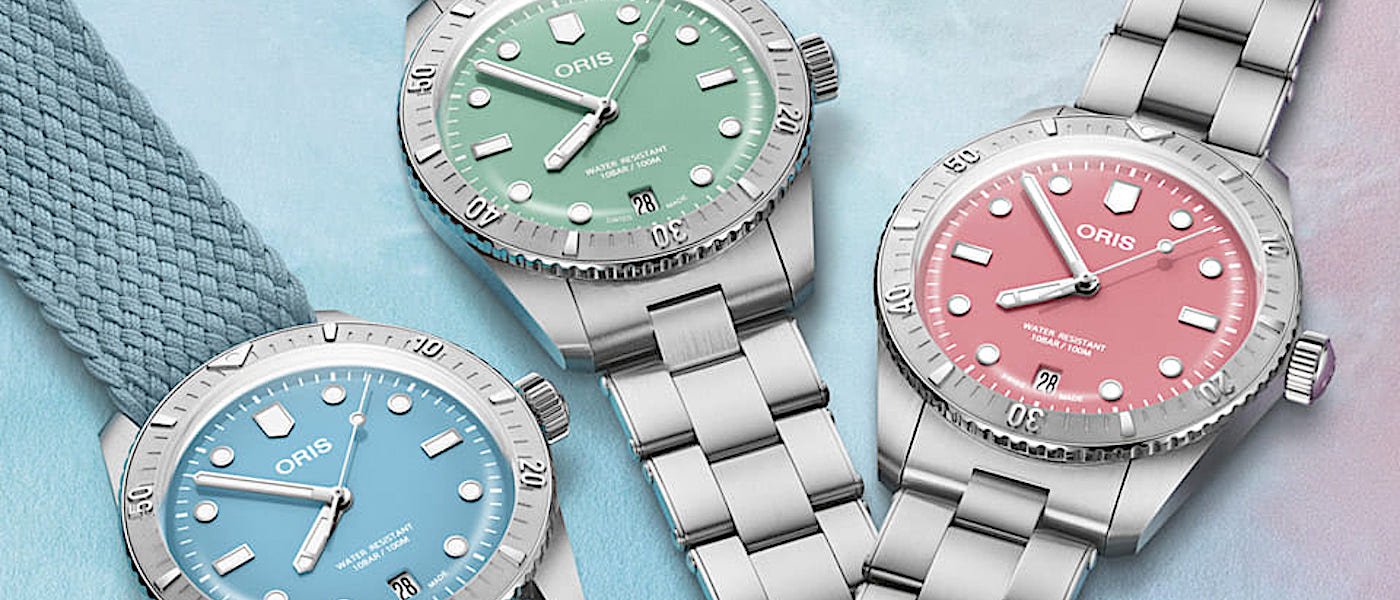 继青铜表壳后终于推出不锈钢款式 ORIS Divers 65持续施展棉花糖彩色魅力