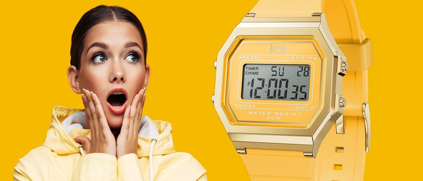 ICE-WATCH ICE DIGIT RETRO 系列腕表：色彩斑斓玩转新潮流