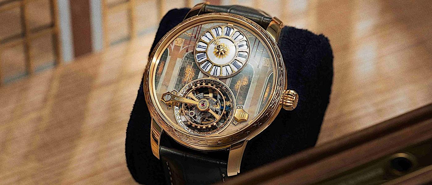 镜厅光影 腕间永恒：MONTBLANC 明星传承系列悬浮外置陀飞轮腕表凡尔赛宫限量版