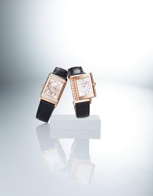 积家Grande Reverso Lady Ultra Thin Duetto Duo大型超薄女装双面双时区翻转腕表