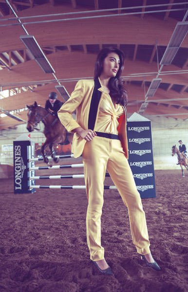 张雨绮演绎浪琴 Longines 康铂系列腕表2013广告大片
