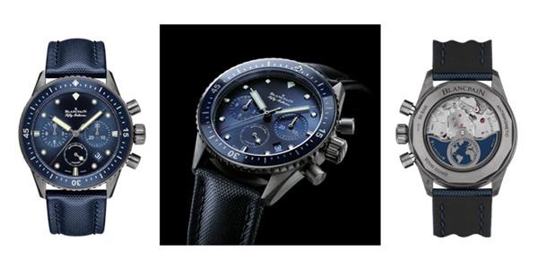 Blancpain宝珀“心系海洋”限量版腕表：深潜器飞返计时码表