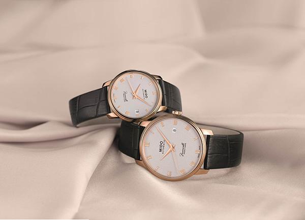 瑞士美度表全新BARONCELLI贝伦赛丽典藏系列超薄情侣对表