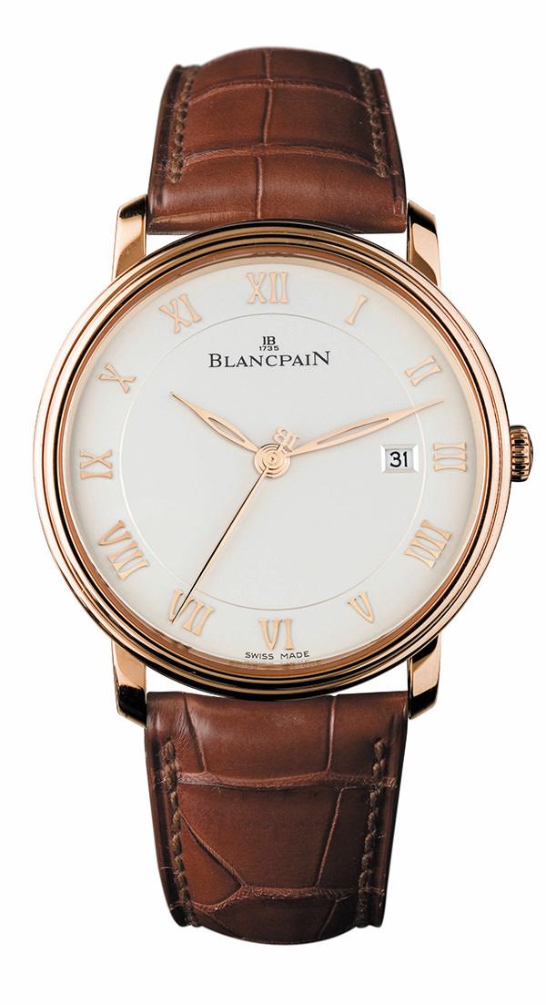 宝珀Villeret经典系列大三针腕表6651-3642-55B