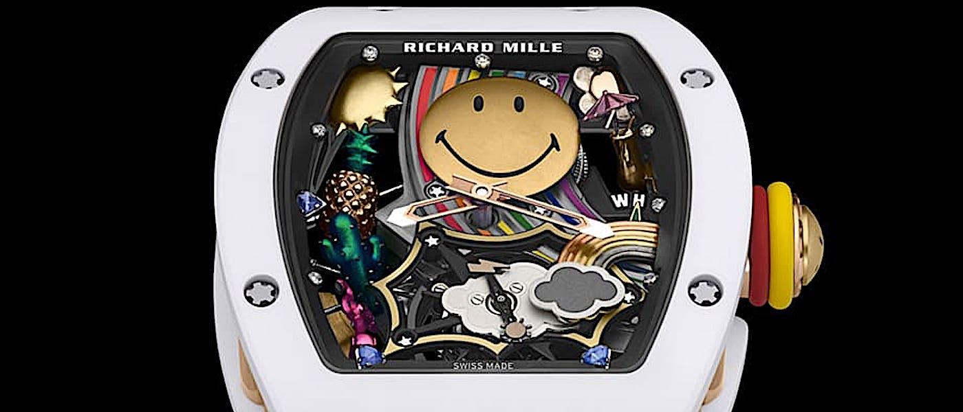 风靡全球“黄色笑脸”RICHARD MILLE最新创作RM 88 Smiley陀飞轮