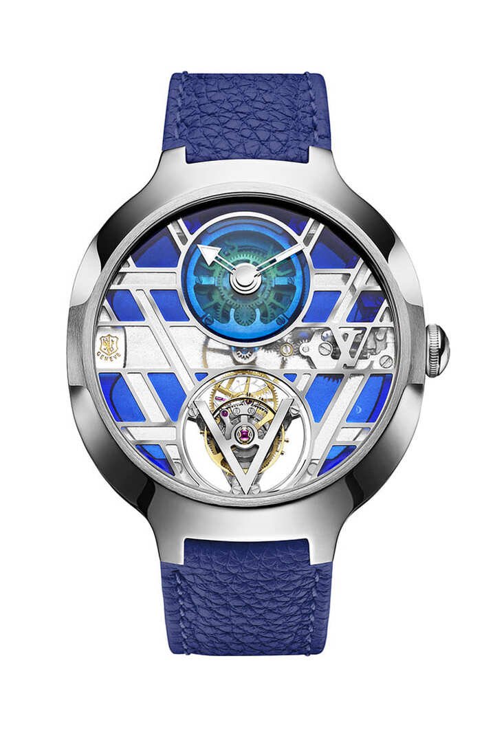 Voyager Flying Tourbillon “Poinçon de Genève” Plique-à-jour