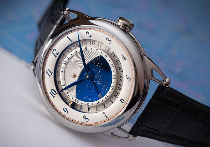 De Bethune推出最新的两地时间功能手表DB25 GMT Starry Varius，面盘特色的星空效果让人看得赏心悦目