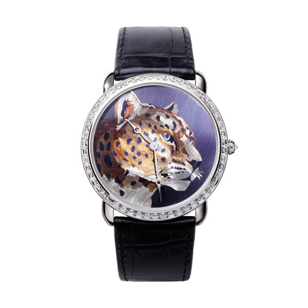 Ronde Louis Cartier火金工艺腕表超大型款