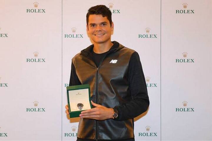 网坛新生代，天才少年米洛斯﹒拉奥尼奇（Milos Raonic），做为劳力士代言人，获赠劳力士2016新款Cosmograph Daytona腕表
