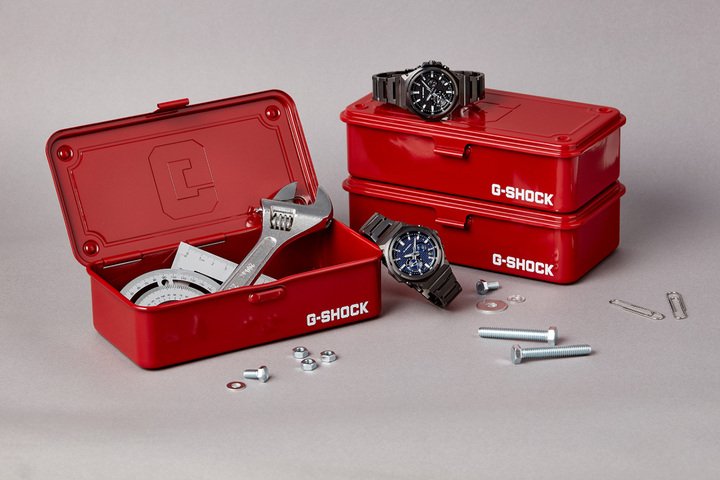 G-SHOCK 联名日本东洋钢铁 TOYO STEEL 打造专属限定工具收纳盒，活动详情可咨询线下各门店。