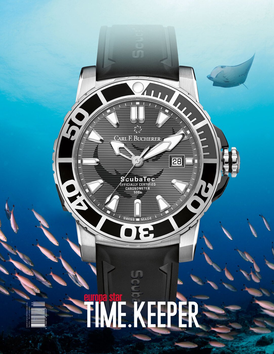 宝齐莱CARL F. BUCHERER 致敬魔鬼鱼的守护者：推出魔鬼鱼基金会限量腕表